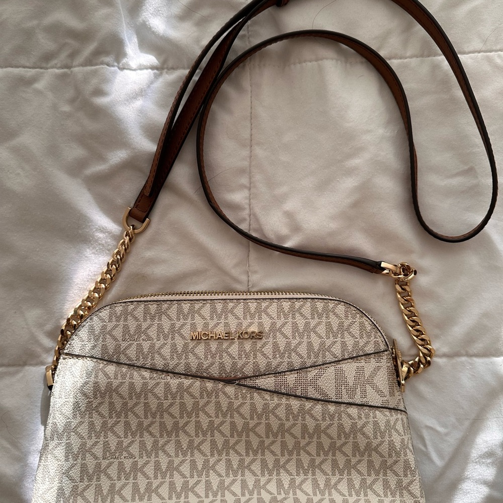 Michael Kors Jet Set Travel Logo Crossbody Bag